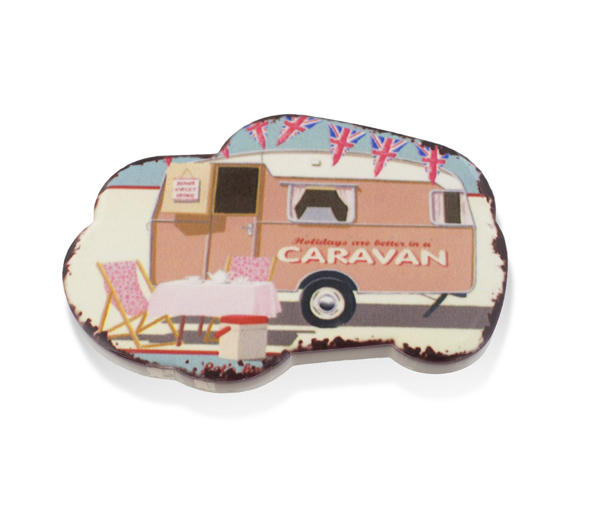 PRIMA Retro Caravan Fridge Magnet