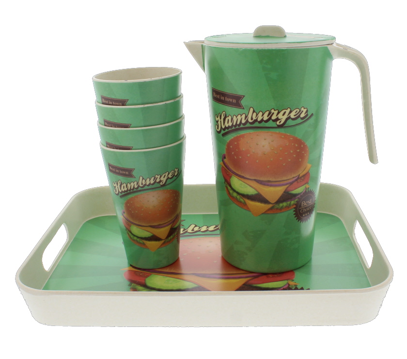 PRIMA Bamboo Jug & Cup Set