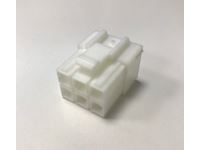 White 6 Way Harness Connector Male
