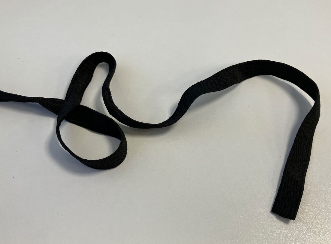 Black Elastic for Classic Canopy per mtr