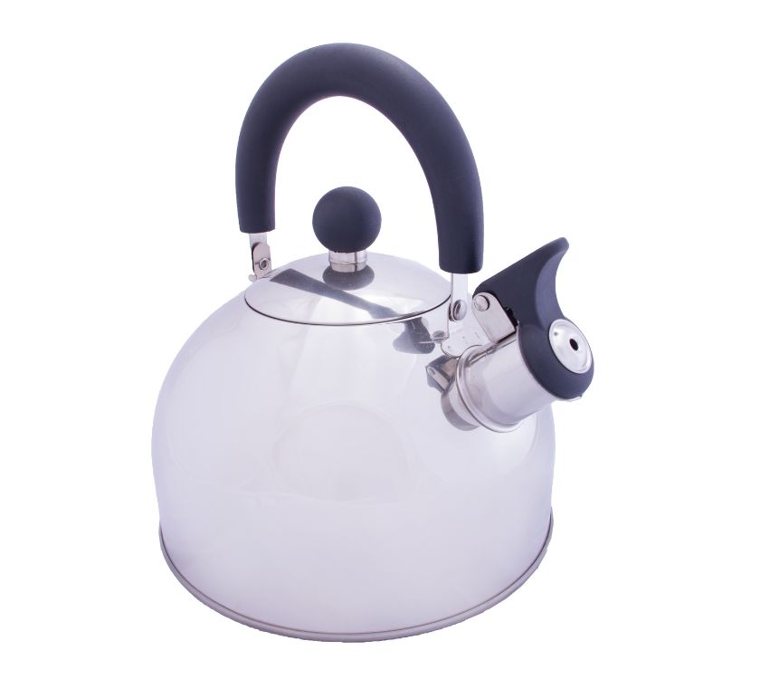 Vango 2L Stainless Steel kettle with folding handle
