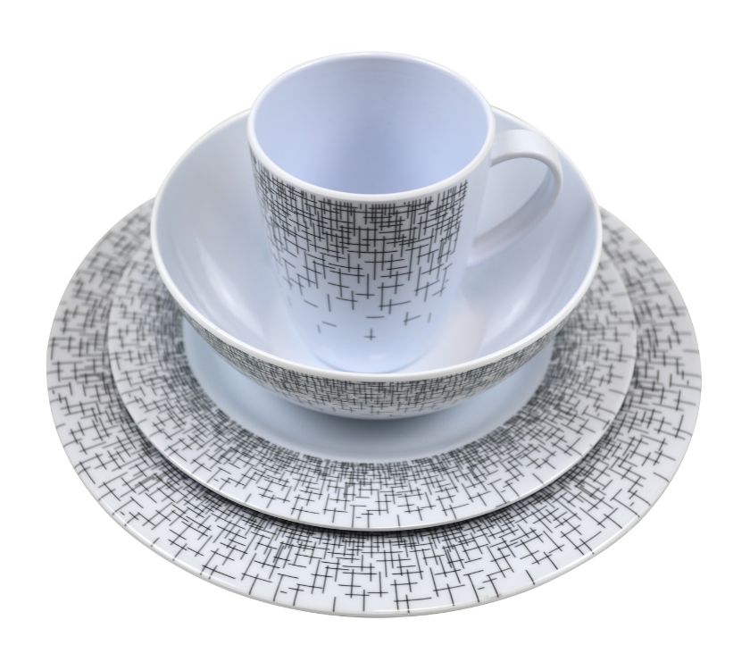 Vango Alfresco 16 Piece Dining Set - Deep Grey