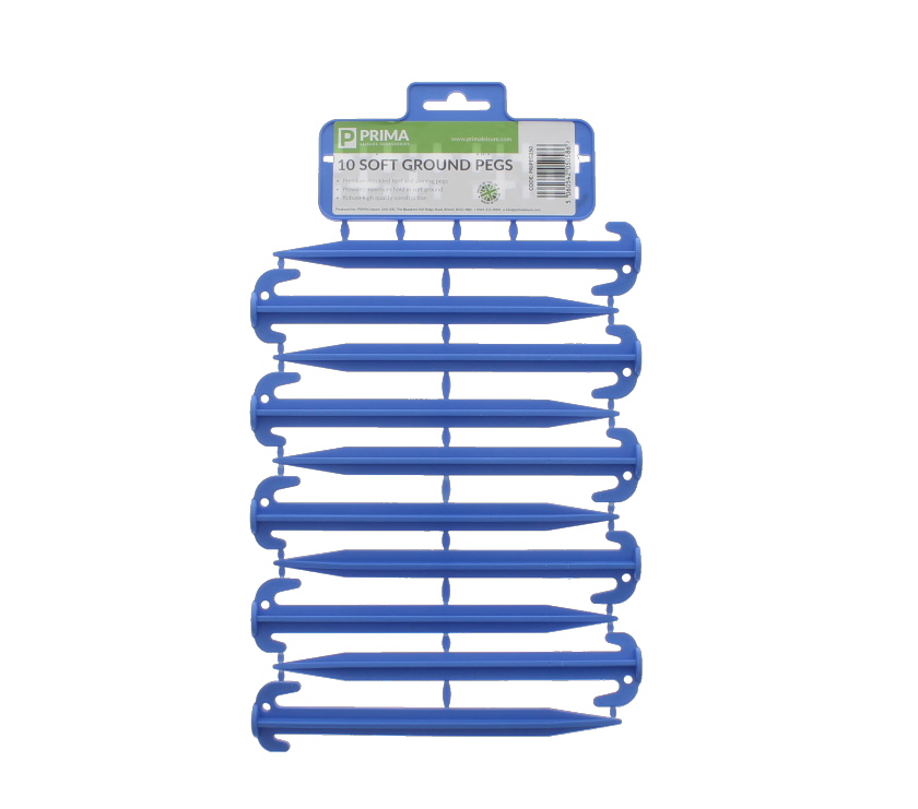 PRIMA Plastic Soft ground Tent Pegs