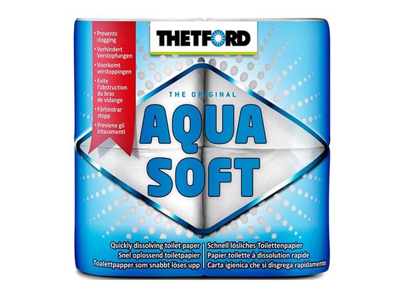 Thetford Aqua Soft Toilet Paper x4 Rolls product image