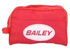 Bailey Red Unisex Cosmetic Wash Bag