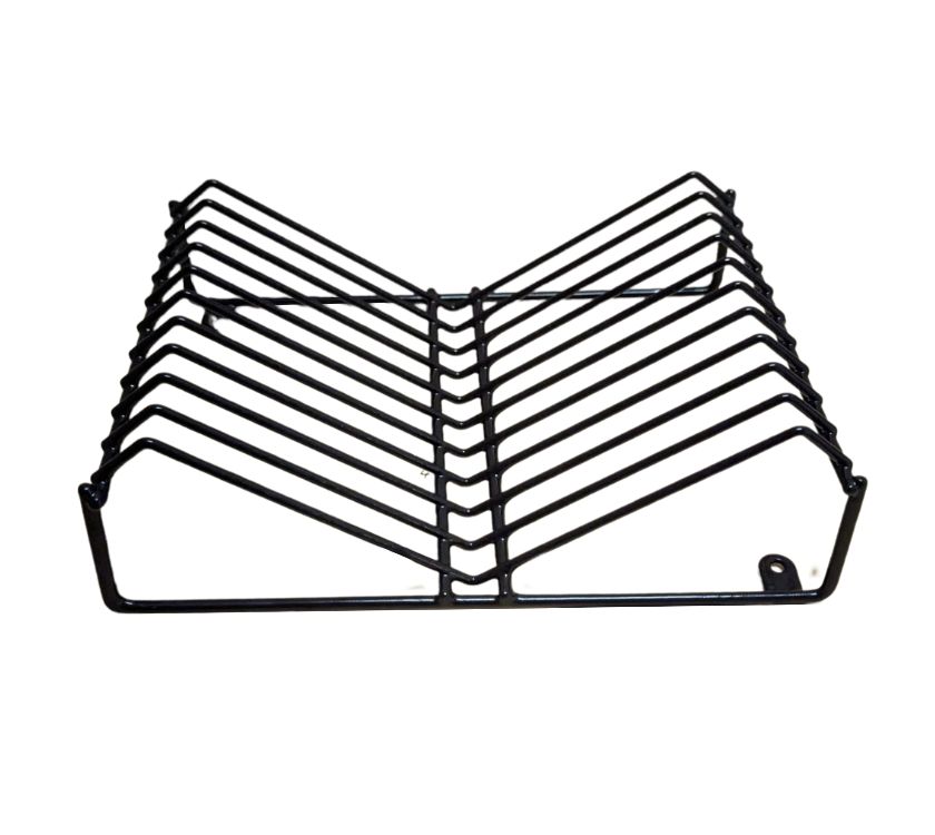 Wire Plate Rack - Black (W = 255mm x D = 200mm x H = 70mm)