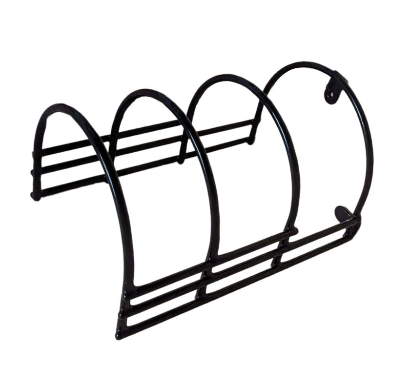 Wire Crockery Rack - Black