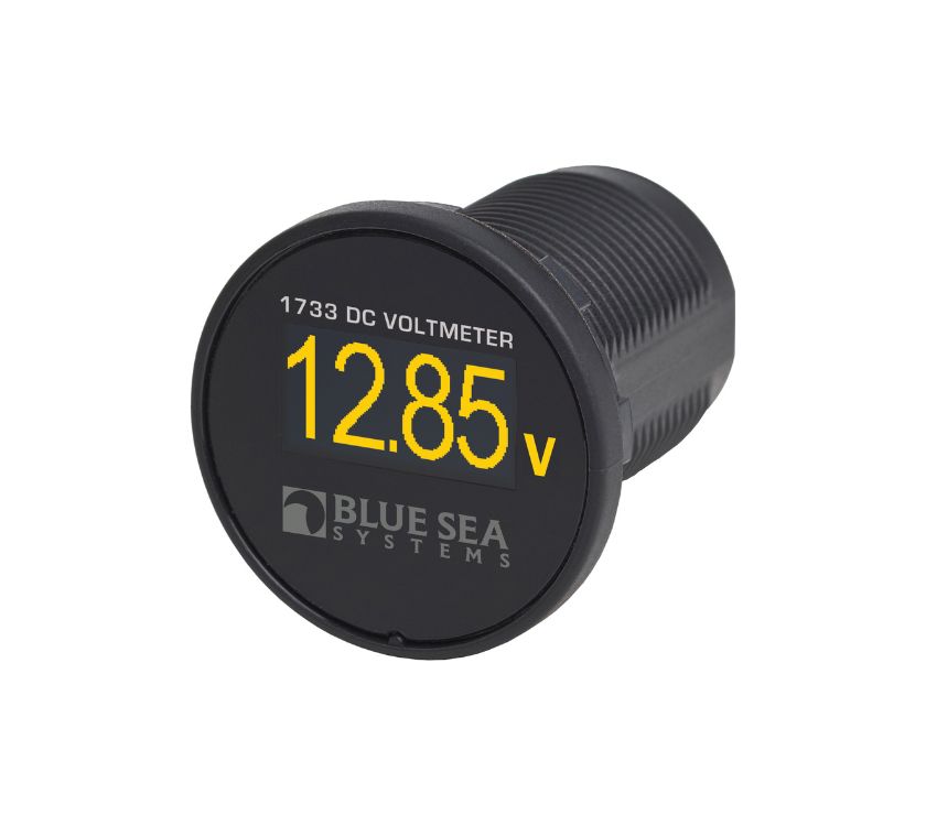 Read more about Blue Sea Systems 1733 Mini OLED DC Voltmeter - Yellow product image