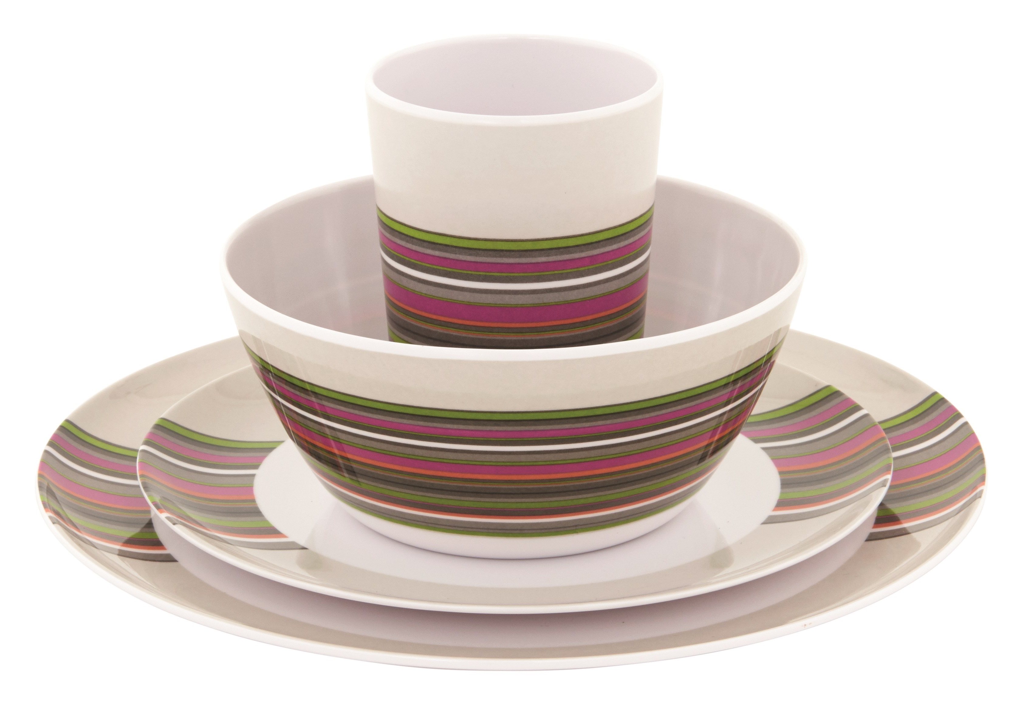 Outwell Blossom Picnic Set 4 Persons Magnolia Red