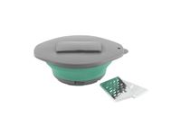 Outwell Collaps Bowl, Lid & Grater Turquoise Blue
