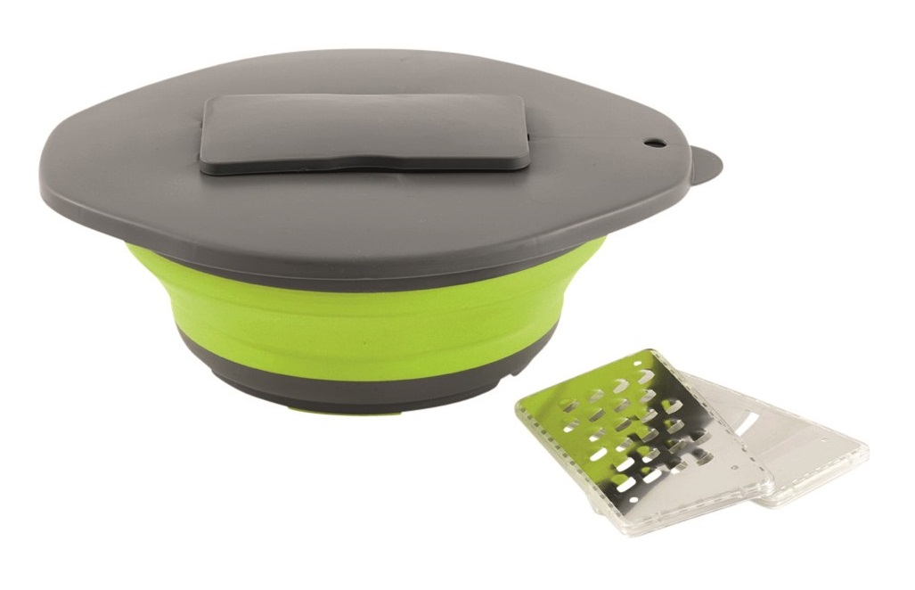 Outwell Collaps Bowl & Lid with Grater Lime Green