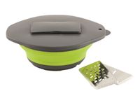 Outwell Collaps Bowl & Lid with Grater Lime Green