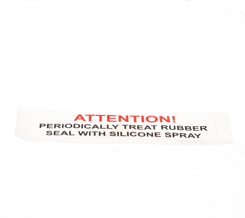 Silicone Rubber Spray Label