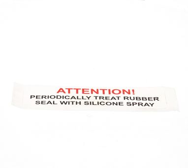 Silicone Rubber Spray Label