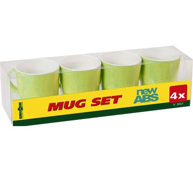 Brunner Space Lime Green ABS Mug Set