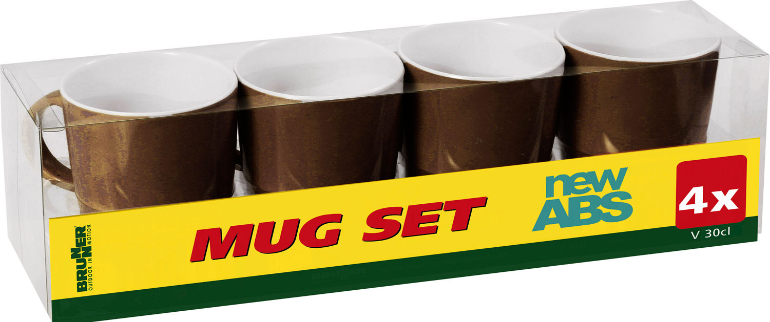 Brunner Chocolate ABS Mug Set