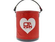 Colapz Bucket - Motorhome Love Heart - Red