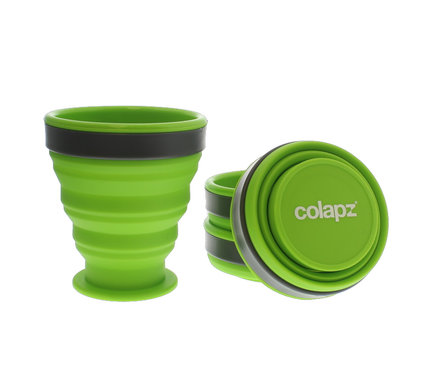 s/4 Silicone cups - Green - no lid