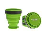 Colapz Silicone Collapsible Cup Set - Green (x4)