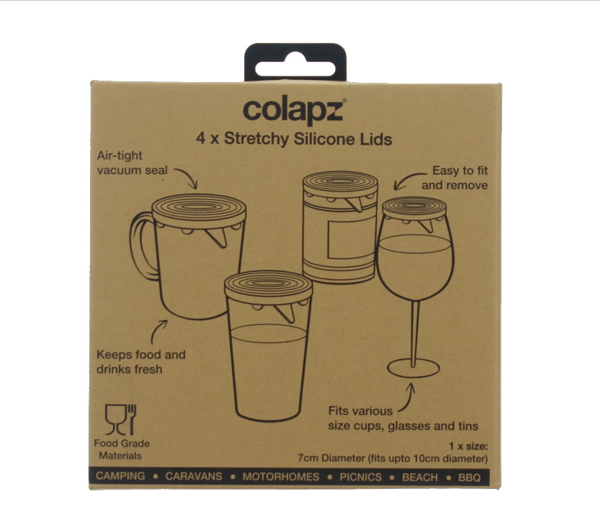 Read more about Colapz Stretchy Silicone Lids for Cups & Glasses product image