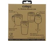 Colapz Stretchy Silicone Lids for Cups & Glasses