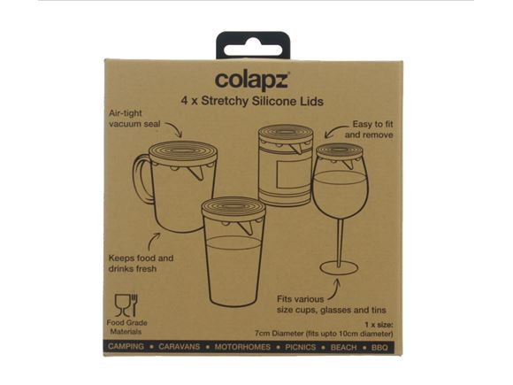 Colapz Stretchy Silicone Lids for Cups & Glasses product image