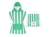 Read more about Dock & Bay Poncho Towel for Children - Green - Small product image
