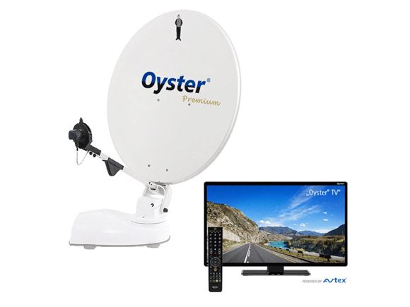 Oyster V 85cm Premium 24" TV auto skew - Twin product image