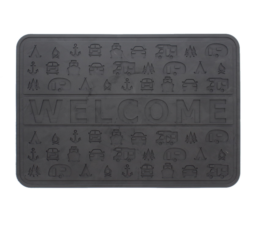 Camping Rubber Welcome Door Mat