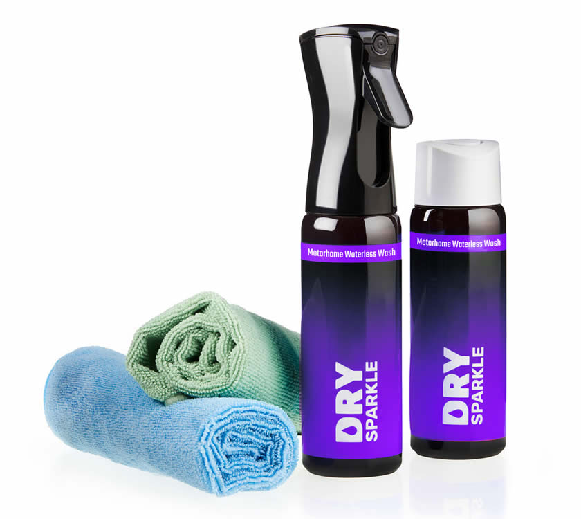 Dry Sparkle Motorhome Waterless Wash Starter Pack