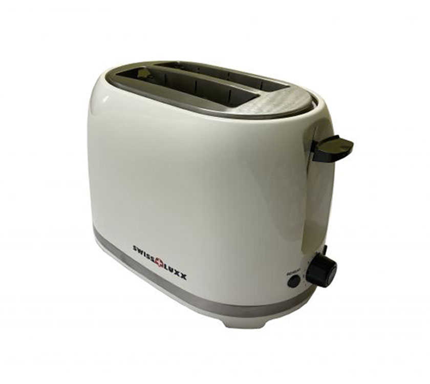 Swiss Luxx Deluxe Low Watt Caravan Toaster White PRIMA Leisure