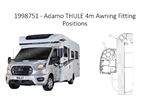Adamo THULE 4m Awning Fitting Positions