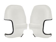 Ford Short Arm Mirror Protectors - White