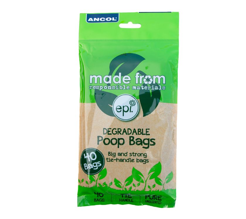 Flat Pack Poop Bags 40 Bags