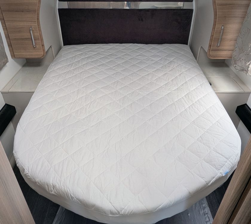 Bailey 100% Cotton Topped Mattress Protector 5ft Island Bed