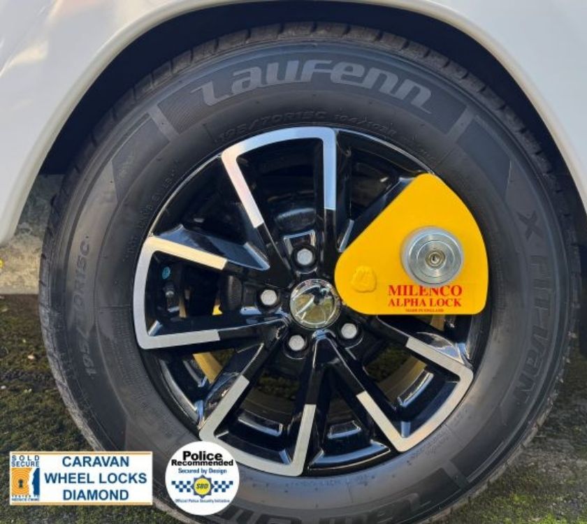 Read more about Milenco Alpha Diamond - Caravan Wheel Lock product image