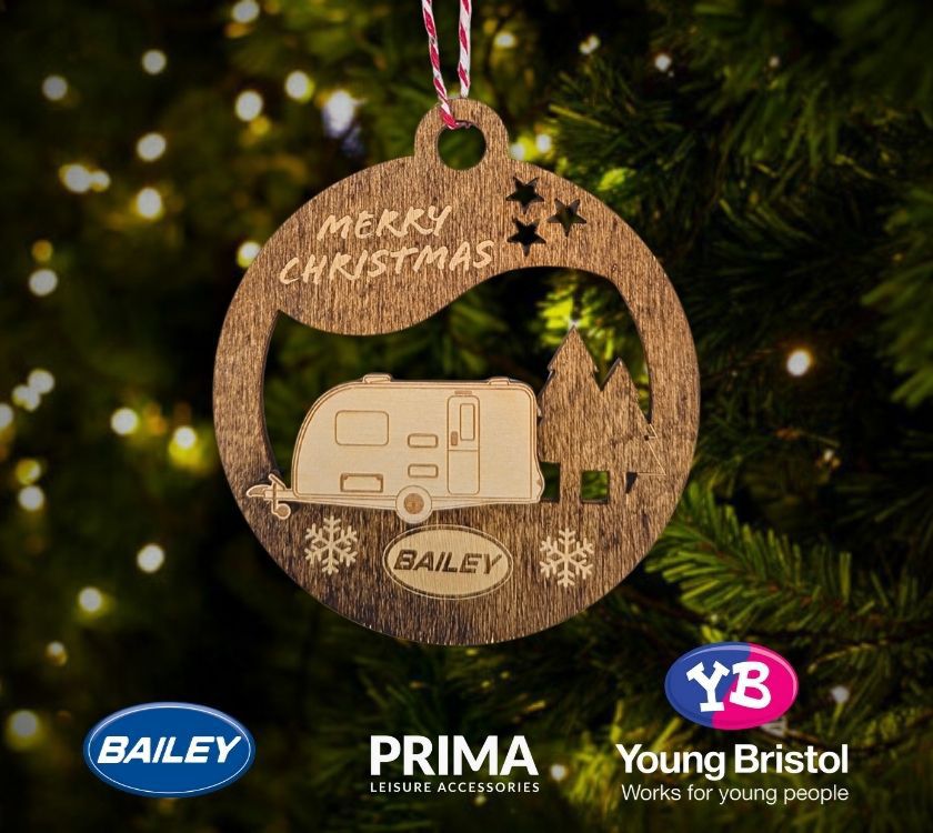 Christmas 2025 Bailey Bauble - Caravan