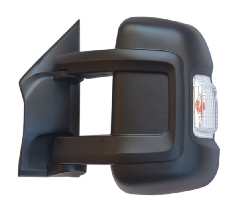 Milenco Replacement Long Arm Door Mirrors for Fiat Ducato, Peugeot Boxer and Citreon Relay - Left Mirror