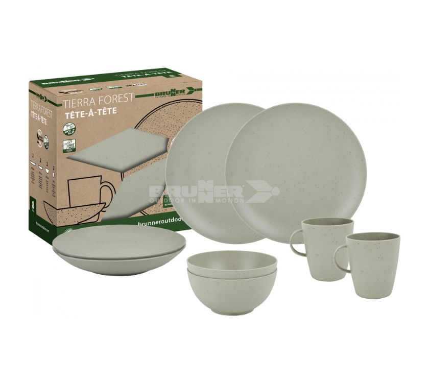 Brunner Dinner Set Tete a Tete Tierra Forest 8 pcs