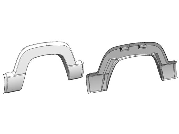 Autograph II O/S Wheel Arch Moulding (Assembled) product image