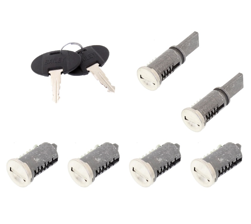 WD 6 Lock Set (2 Long Tail & 4 Short Tail)