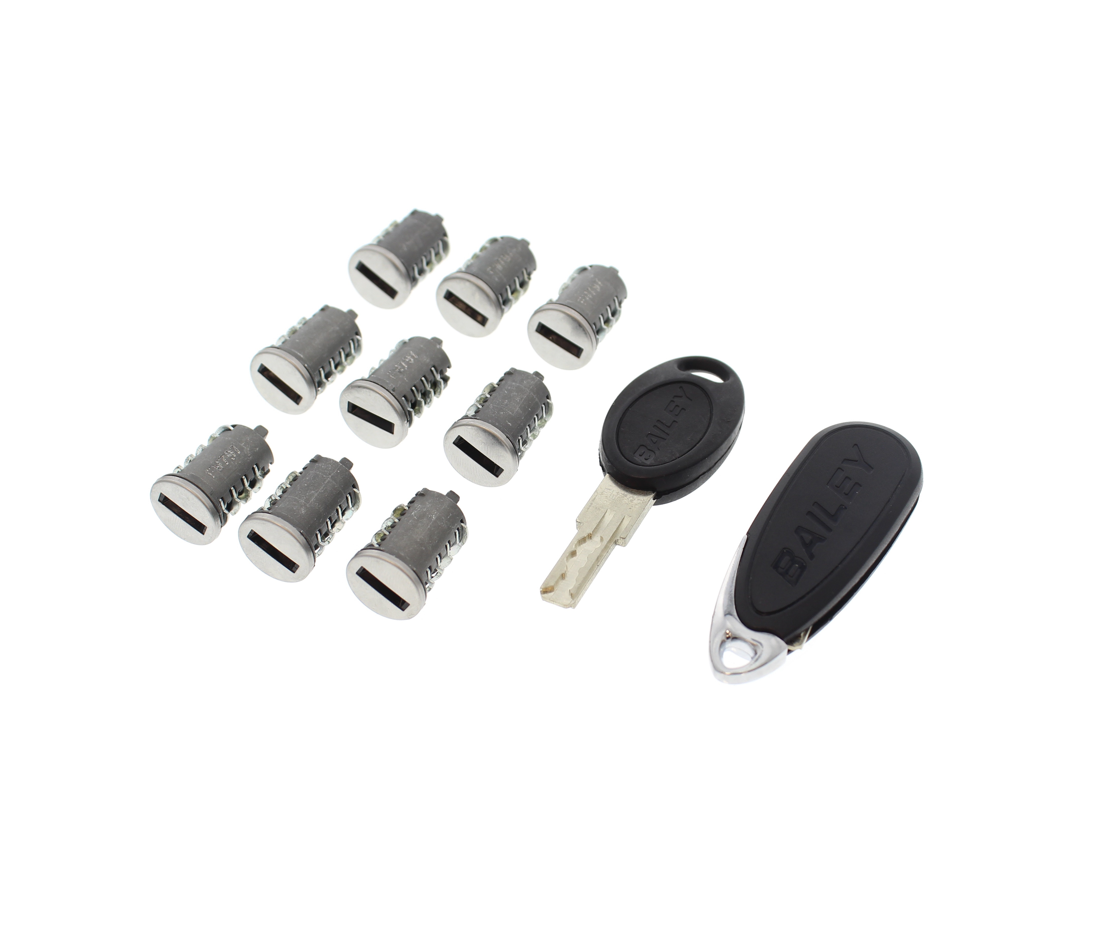 FAWO 9 Lock Set (9x FW Barrel & 1x Pair FW Keys)
