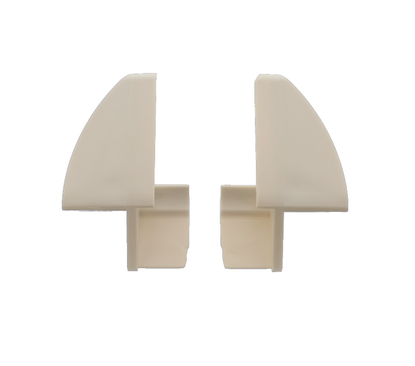 Hinge Rail End Caps (Pair)