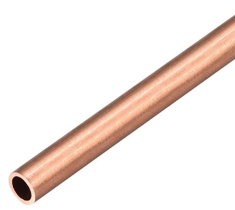 8mm Copper Pipe per mtr