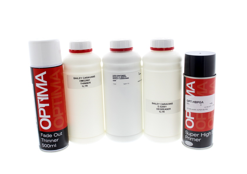 Alutech White Paint Kit GRP PRIMA Leisure
