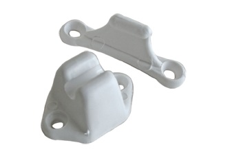White T-Bar Exterior Door Retainer