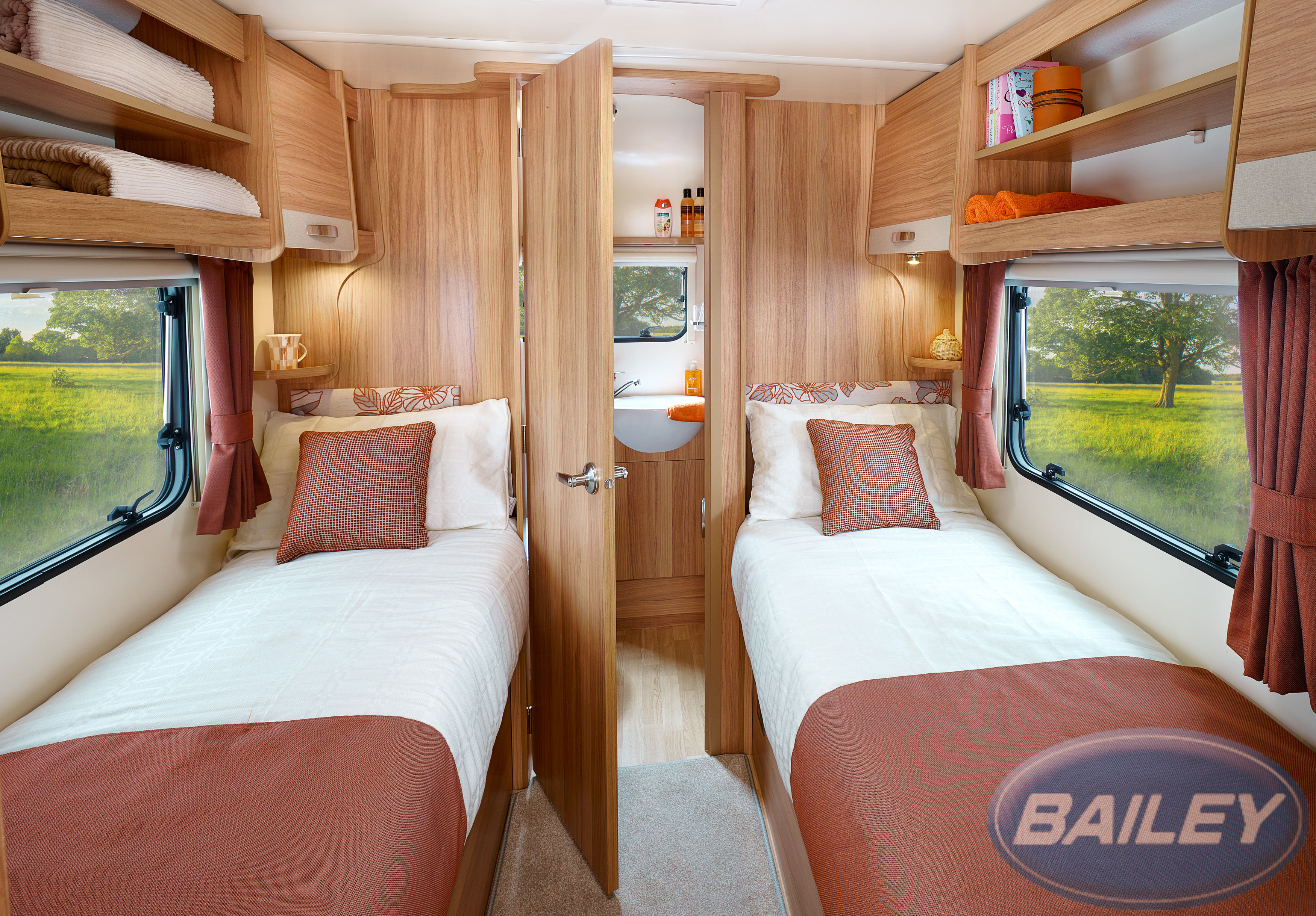 Bedding Set Pursuit Twin Fixed Bed 550/4 in Spice