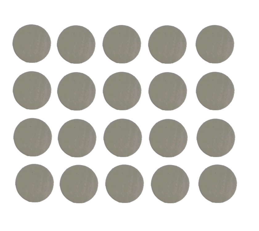 20x Cashmere Self Adhesive Screw Cover 19mm 