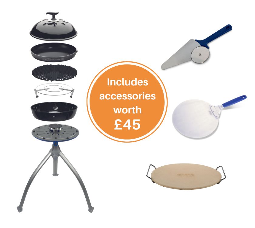 Cadac Grillo Chef 40 BBQ Chef Pan Combo & Accessories Kit