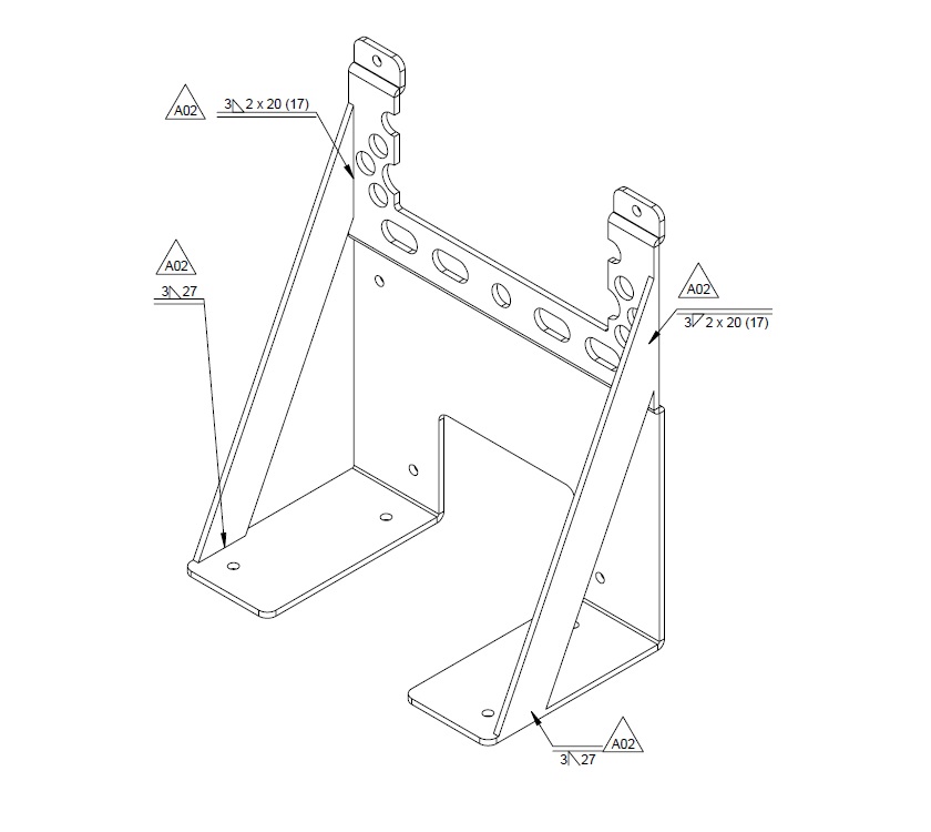 Adamo Drop Down Bed Bracket Retrofit Kit